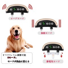 新品未使用　 犬　無駄吠え防止・散歩時光るので分かりやすいの画像