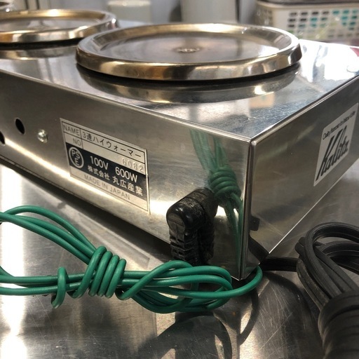 業務用 コーヒードリップ3連ウォーマー & 木枠付サイフォンガード SILK