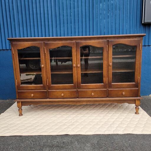 飛騨産業 キツツキマーク 穂高 サイドボード キャビネット 飾り棚