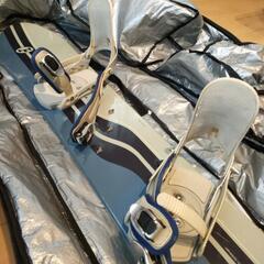 スノーボード、カバー、シューズ3点セットの画像