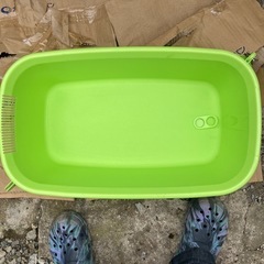 アイリスオーヤマ　ペット用バスタブ！新品未使用！の画像