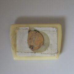 ダイハツ　純正キーレス　茶ボタン・白色基板の画像