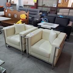美品 激安 1Pソファ クション付き‼️2脚で15,000円‼️早い者勝ち❗