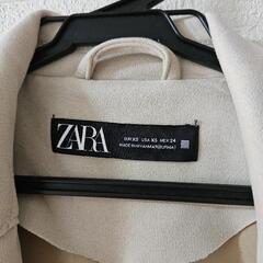 【今月末で削除予定】ZARAトレンチコート　スエード調の画像