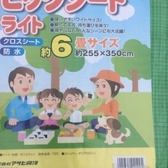 6畳レジャーシート ハトメ付の画像