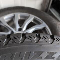 【受け渡し決定】スタッドレスタイヤ　225/65/R17 BLIZZAK　DMV3 タイヤ・ホイール4本セットの画像