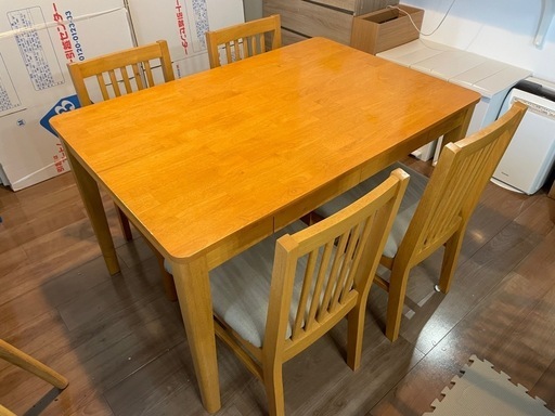 【+椅子4脚】ダイニングテーブル