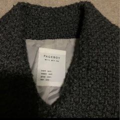 グレー ジャケット コート Mサイズの画像