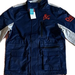【新品】撥水デリバリー用ジャンパーSサイズ ネイビーの画像