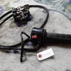 ☆GARAGE-ECO千音寺☆B-006中古パーツ ジョグZR SA39J 右スイッチBOX＆アクセルワイヤー＆スロットルボディーの画像
