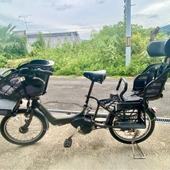 【難あり】三人乗り電動自転車