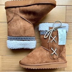 値下！半額以下！子供22 ブーツ 未使用品の画像