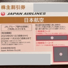 【2024/11/30まで有効】JAL株主優待券