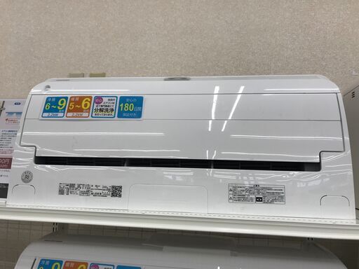 ★ジモティ割あり★ TOSHIBA エアコン RAS-J221RT 2.2kw 2022年製 室内機分解洗浄 KJ6320