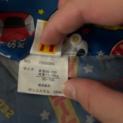 プラレールのレインポンチョ♪ 80〜100cmの画像