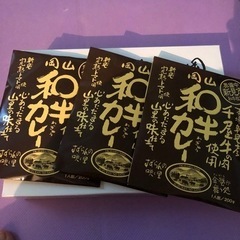 和牛カレー4つ箱入りの画像