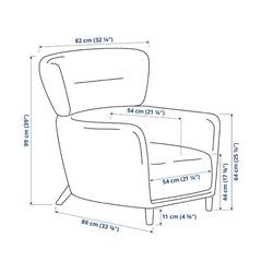 本日まで！IKEA パーソナルチェア　1人掛けソファの画像
