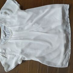 中古　白ブラウス　Мサイズ