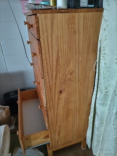 IKEA 木製チェスト（5段）