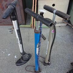 受付終了 自転車用空気入れ