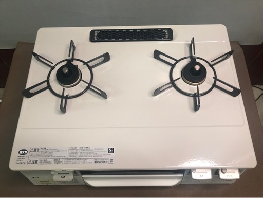 期間限定直接引取りに限り値下げ 中古美品　リンナイ　ガステーブル　都市ガス用　2022年製　RT66WH7RG