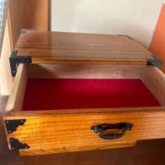 【譲ります】和風　小物入れ　棚の画像