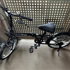 折畳み自転車　6段ギア
