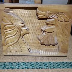 木彫りの作品