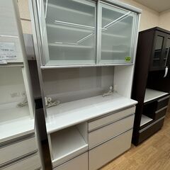 ★ジモティ割あり★ 古賀家具 食器棚 ホワイト H203×W120×D48 クリーニング済み KJ6327