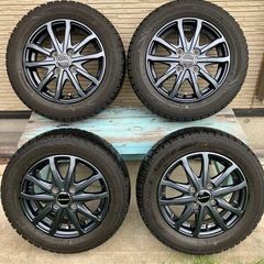 ダイハツ エッセ で使用　スタッドレスタイヤ 155/65R13...