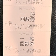 小瀬スポーツ公園トレーニングジム回数券4回分