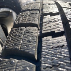 お取引中　155/65/13　4穴　バリ溝　スタッドレス　ホイールセット 　ダンロップMV01の画像