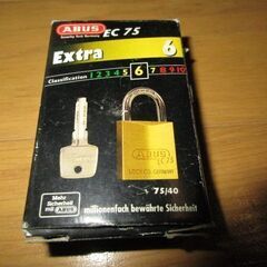 ★ABUS　EC75　Extra6 　同一キー新品未使用2個