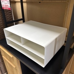 山崎実業(Yamazaki) プリンター収納ラック ホワイト　約W48XD37XH19cmの画像