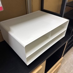 山崎実業(Yamazaki) プリンター収納ラック ホワイト　約W48XD37XH19cmの画像