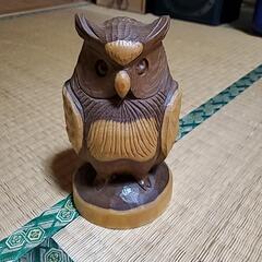 木彫りのフクロウ