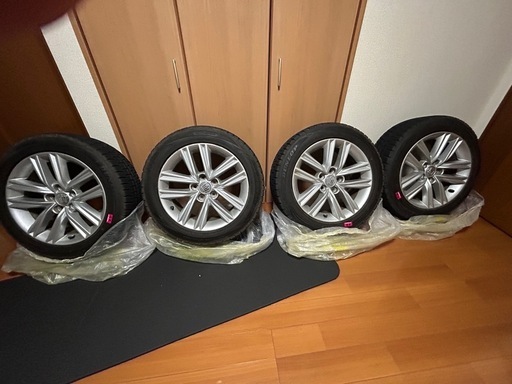210 クラウン　純正ホイール　　2017年製スタッドレス装着