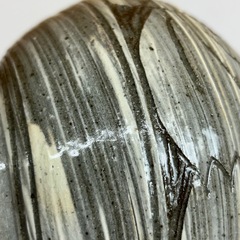 k0928610  京焼 清水焼 藤平正文 正文作 花瓶 茶室  花びん 花入 壺 花器 華道具 陶器 美術 インテリア 蔵出し お宝 希少 珍品 中古 現状品の画像