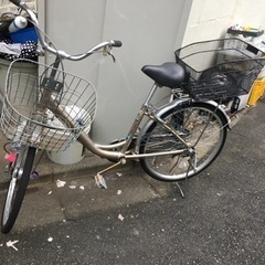 ママチャリ　ソーラー　ライト