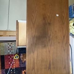 収納付きテーブル　高さ38㎝縦58㎝横108㎝