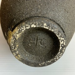 k0928611 九三作 花瓶 茶室  花びん 花入 壺 花器 華道具 陶器 美術 インテリア 蔵出し お宝 希少 珍品 中古 現状品の画像