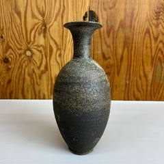k0928611 九三作 花瓶 茶室  花びん 花入 壺 花器 華道具 陶器 美術 インテリア 蔵出し お宝 希少 珍品 中古 現状品の画像