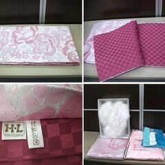 成人式 振袖 H・L アッシュ・エル 絵羽振袖 着物 ピンク系 花柄 セット品 USED 晴れ着 和服 和装 苫小牧西店の画像