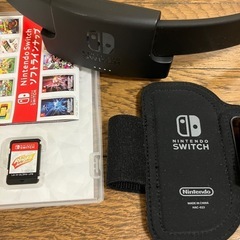 リングフィットアドベンチャー　箱無し　switchソフト・付属品の画像