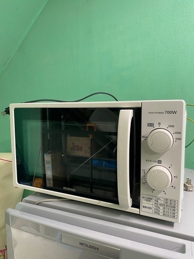 中古品 電子レンジ アイリスオーヤマ