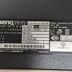 （取引可能）BenpQ LEDモニタ 27インチ GL2760-Bの画像