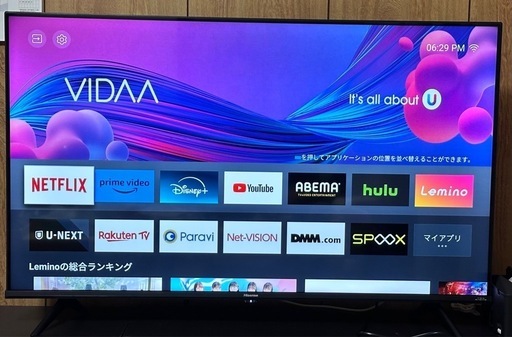 値段交渉可　43型　ハイセンス4K液晶テレビ
