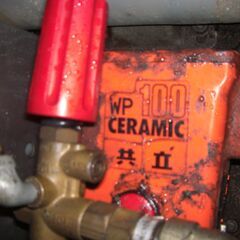  マキタ３相２００ｖ洗車機　ジャンク　銅線　モーター　高圧　洗浄機　動噴　共立　ポンプの画像