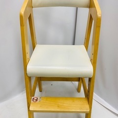 Kidzoo(キッズー) ハイチェアー キッズハイチェア ナチュラル 木製 ベビー用品 KDC-2943 キッズーシリーズの画像