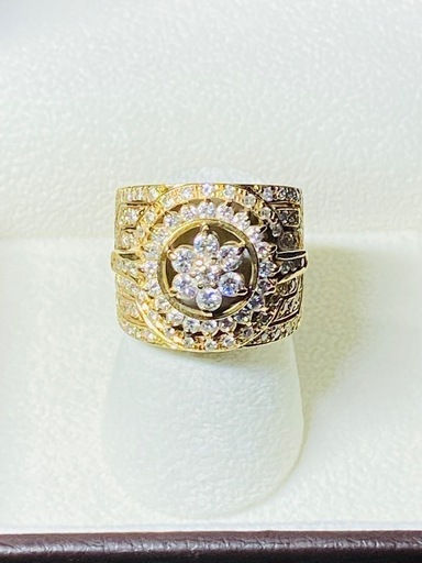 k18 ダイヤモンドデザインリング